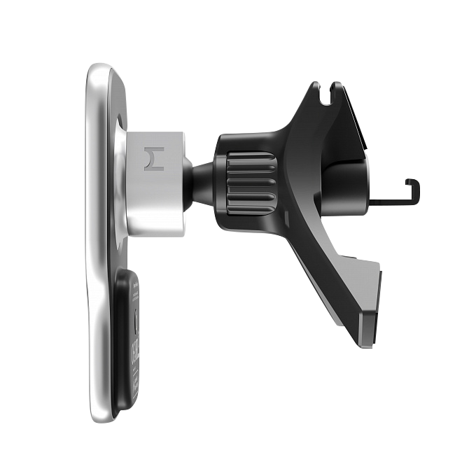 Автомобильный комплект magssory prime geo для apple, с магнитами и совместимый с find my и magsafe, серебро (без витого кабеля), Серебро