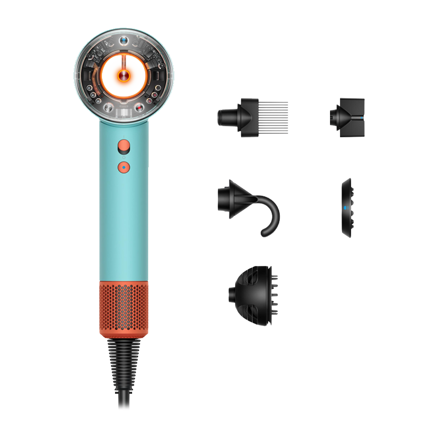 Фен Dyson HD16 Supersonic Nural Hair Dryer Curly+Coily (Ceramic Patina/Topaz Orange) (2024)
