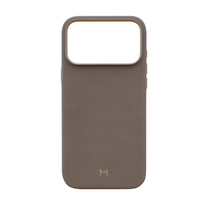 Чехол Magssory Eco-Leather Case для iPhone 17 Pro Max с MagSafe, Латте