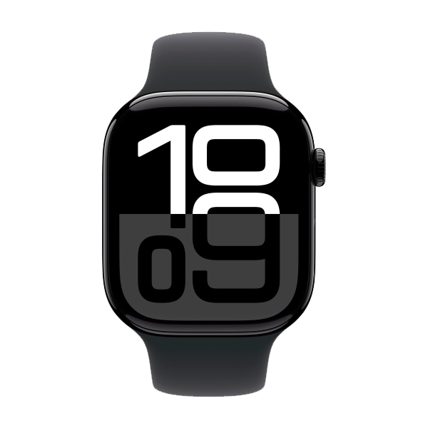 Apple Watch S10 46mm, Jet Black, Sport Band