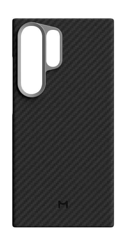 Чехол Magssory для Samsung Galaxy S24 Ultra, кевлар (арамид), с магнитами, черный , Черный