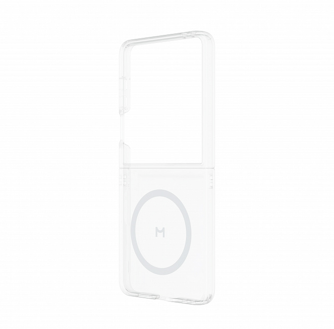 Чехол Magssory для Samsung Galaxy Z Fold7, поликарбонат, с магнитами, Прозрачный