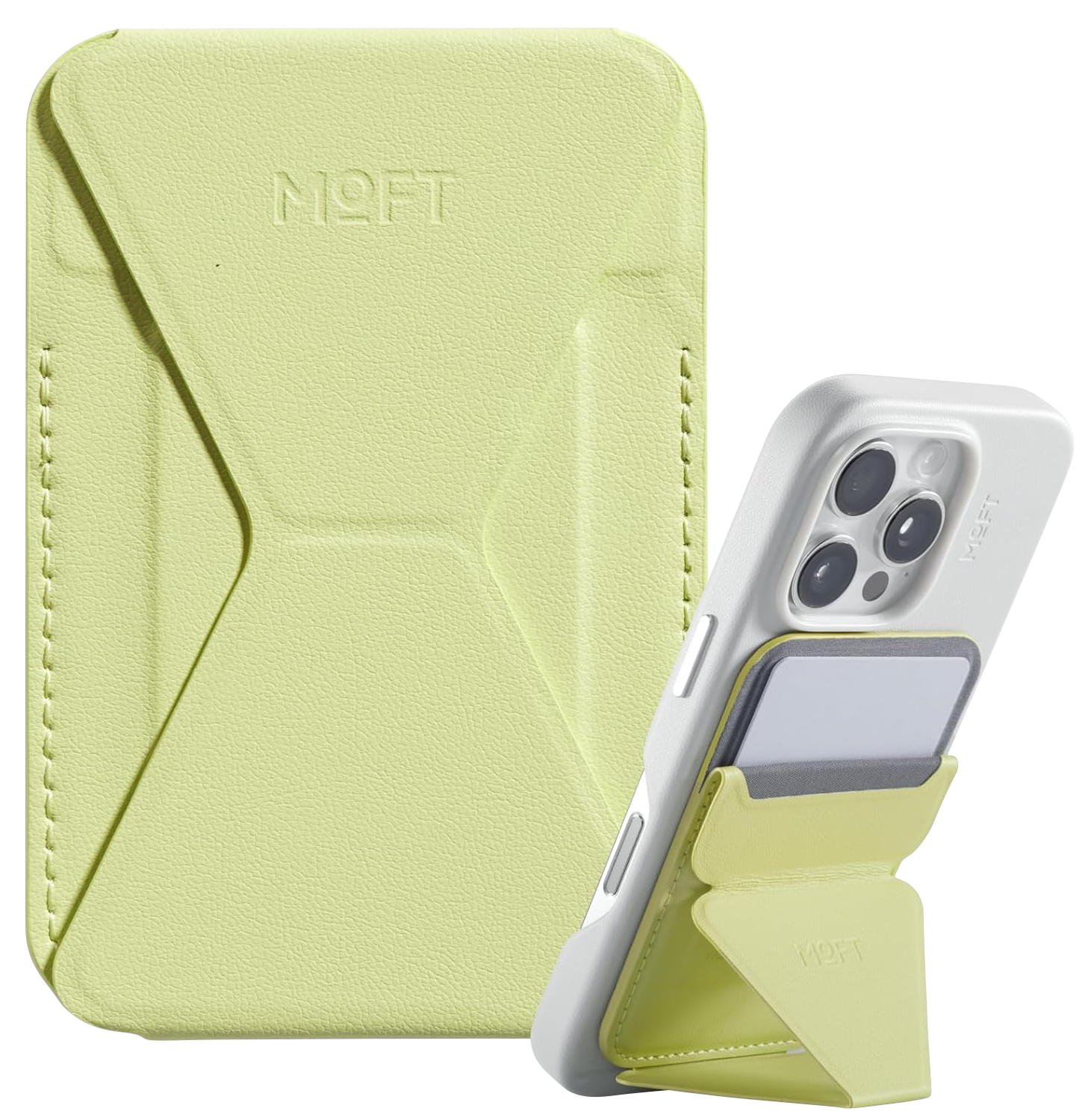 Картхолдер Snap-on Phone Stand & Wallet жёлтый