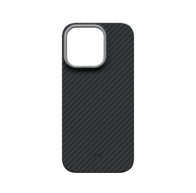 Чехол Magssory для iPhone 16 Pro, кевлар (арамид), с магнитами, совместимый с MagSafe, черный, Черный