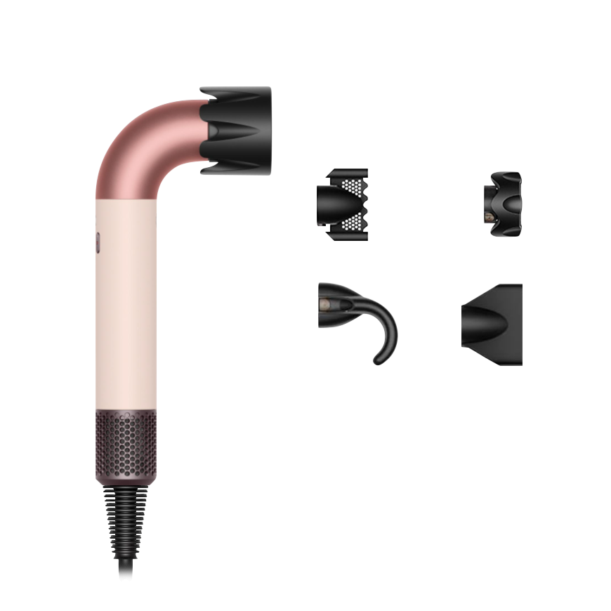 Фен Dyson HD17 Supersonic r Straight+Wavy (Ceramic Pink/Rose Gold) (2025)