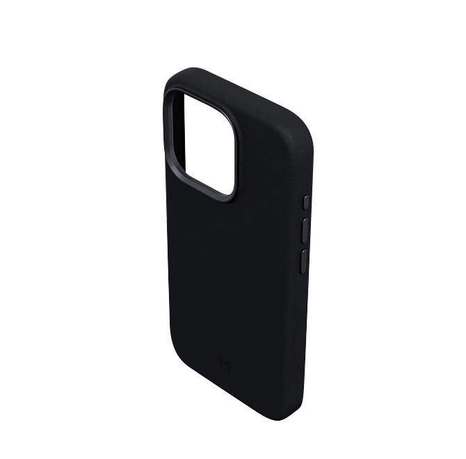 Чехол Magssory Eco Leather Case для iPhone 16 Pro, экокожа, с магнитами, совместимые с MagSafe, Миднайт