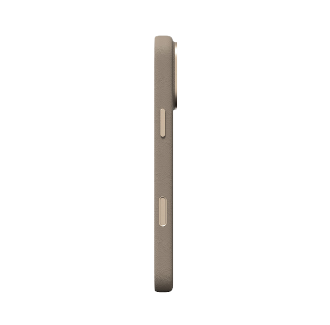 Чехол Magssory Eco Leather Case для iPhone 16 Pro Max, экокожа, с магнитами, совместимые с MagSafe, Латте