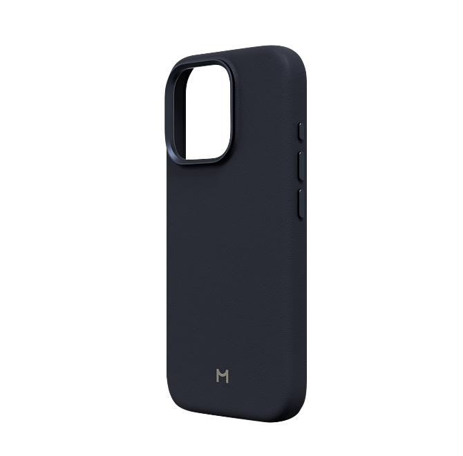 Чехол Magssory Eco Leather Case для iPhone 16 Pro, экокожа, с магнитами, совместимые с MagSafe, Синий