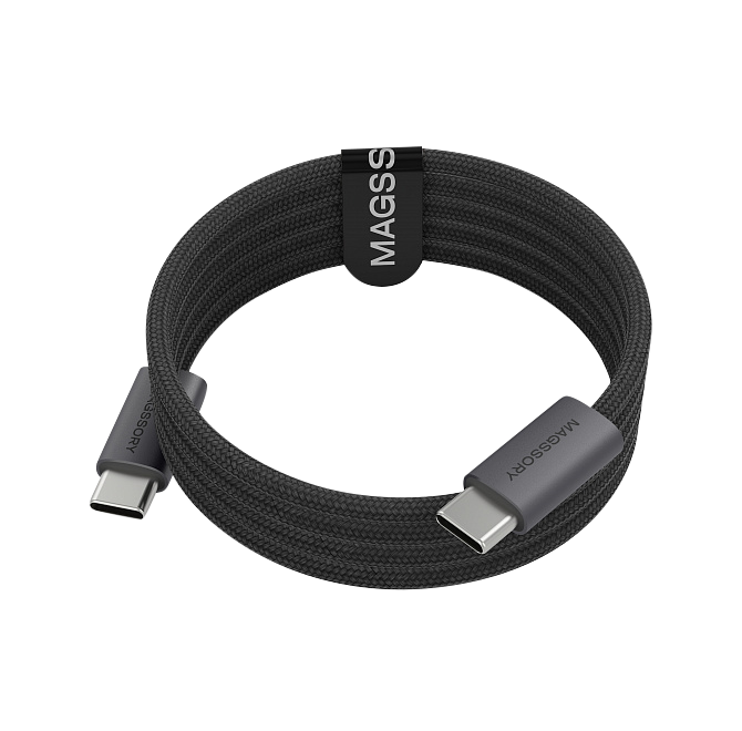Кабель Magssory Line C 60W 2.4m USB-C Cable, Темно-серый