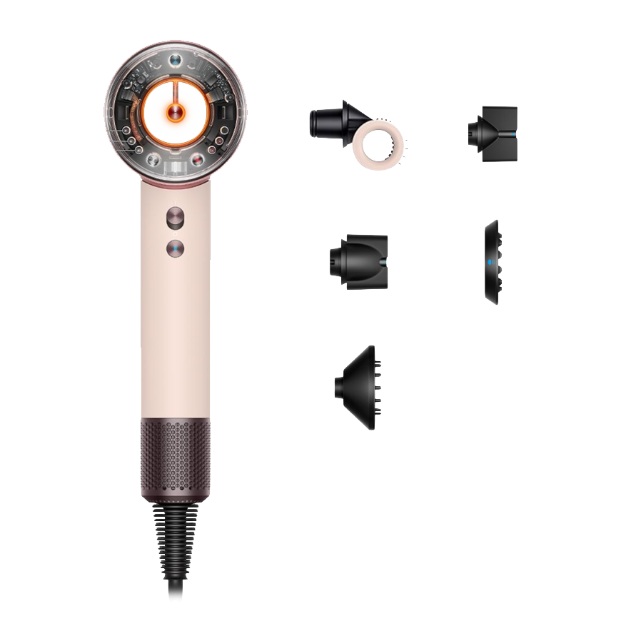 Фен Dyson HD16 Supersonic Nural Hair Dryer Straight+Wavy (Ceramic Pink/Rose Gold) (2023)