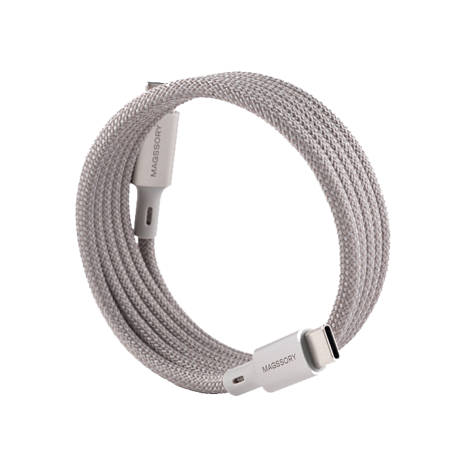 Складное беспроводное зарядное устройство Magssory Disc Signature Edition 3 в 1 для Apple, с магнитами, совместимое с MagSafe, титан, Титан