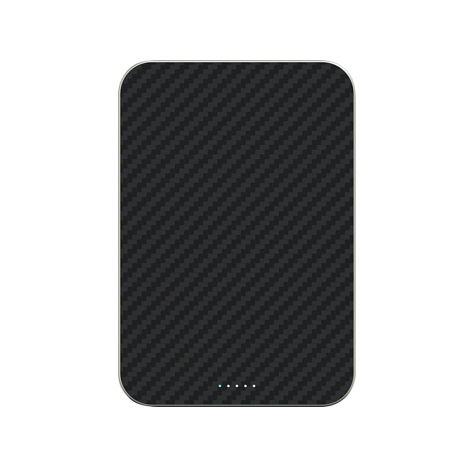 Беспроводной внешний аккумулятор Magssory Pride Pro 5K Magnetic Power Bank, с поддержкой Qi2, Титан