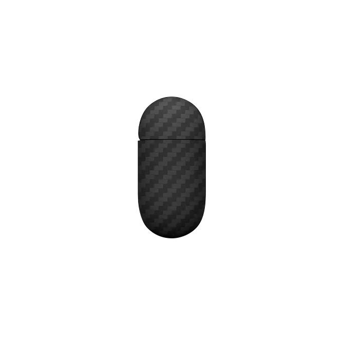 Чехол Magssory aramid case для airpods 4 кевлар арамид, Черный
