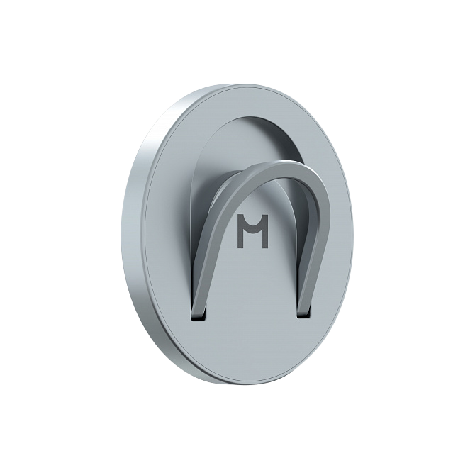 Компактное беспроводное зарядное устройство Magssory Coin, с магнитым кабелем, совместимое с MagSafe, темно-серый, Темно-серый