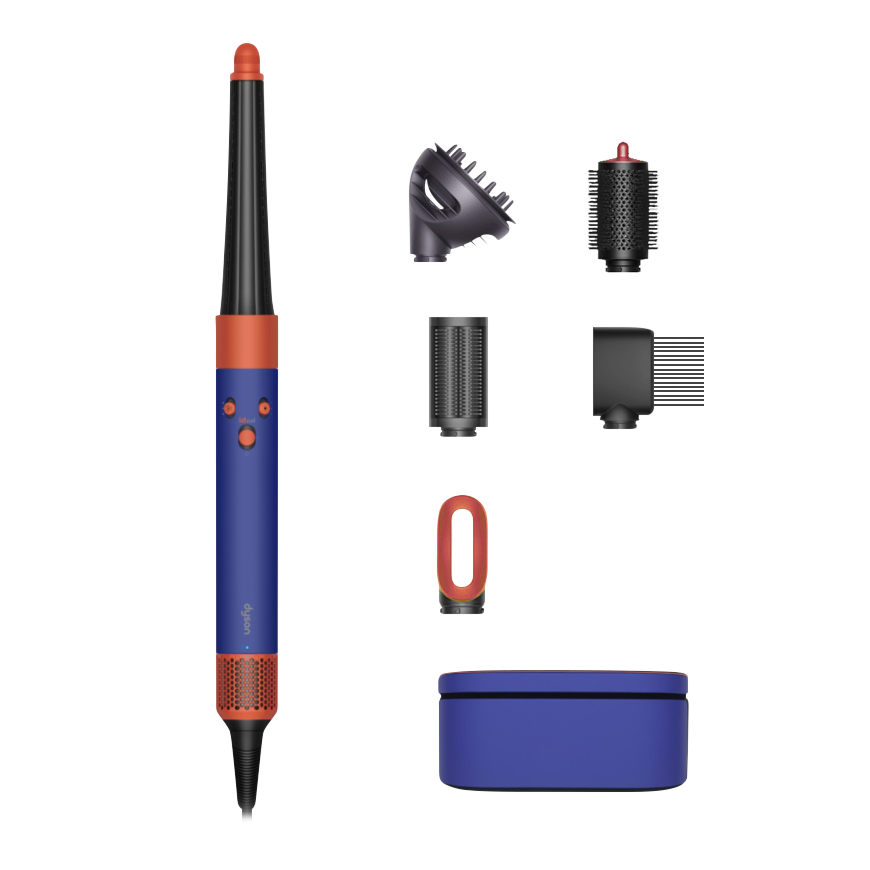 Стайлер Dyson HS08 Hairstyler Airwrap i.d. Curly+Coily (Vinca Blue/Topaz Orange) (2024)