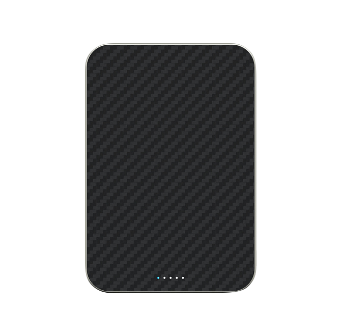 Беспроводной внешний аккумулятор Magssory Pride 10000mAh Magnetic Power Bank, Титан