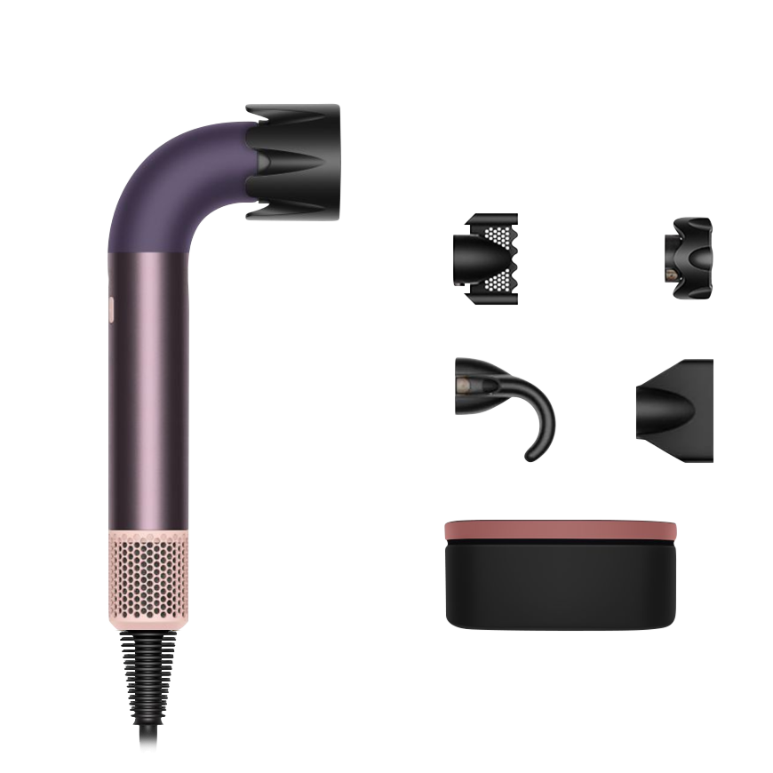Фен Dyson HD17 Supersonic r Straight+Wavy Gift Edition (Jasper Plum) (2025)