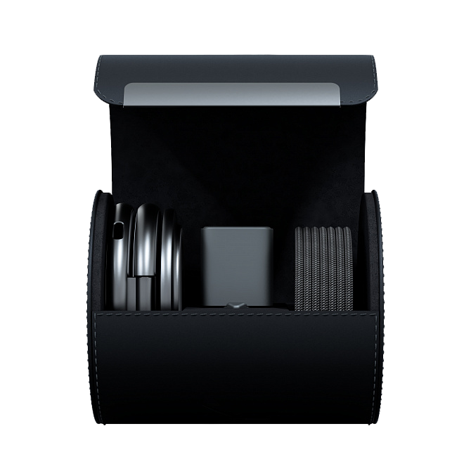 Складное беспроводное зарядное устройство 3 в 1 Magssory Signature Pro для Apple, с магнитами, с поддержкой Qi2, полночь, Миднайт
