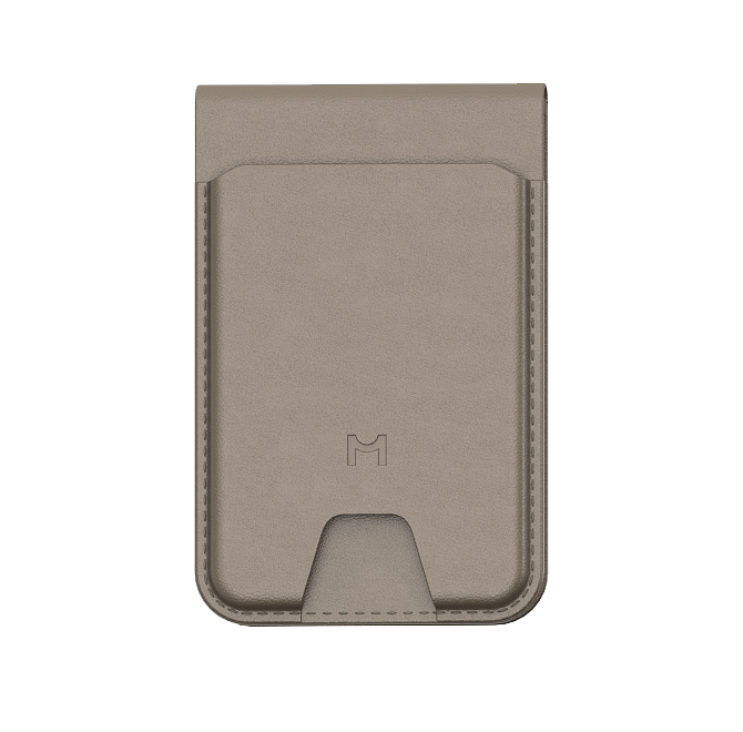 Кошелек-кардхолдер Magssory Geotag Magnetic Flip Wallet, совместимый с MagSafe и Find My, ACL003, латте, Латте