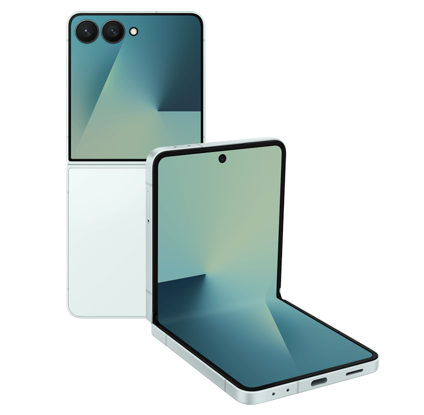 Смартфон Samsung Galaxy Z Flip7 12 ГБ | 256 ГБ (Мятный | Mint) (Exynos)