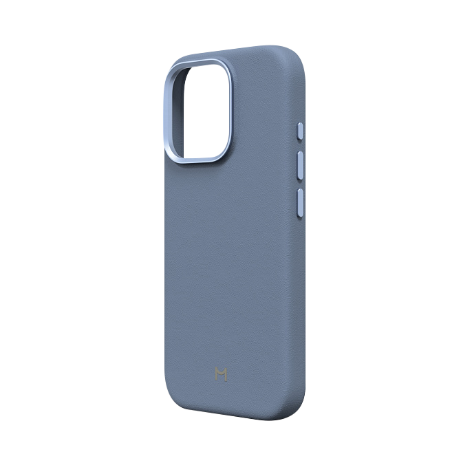 Чехол Magssory Eco Leather Case для iPhone 16 Pro, экокожа, с магнитами, совместимые с MagSafe, Кобальт