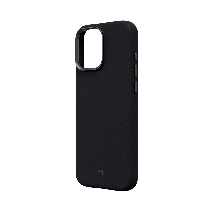 Чехол Magssory Eco Leather Case для iPhone 16 Pro Max, экокожа, с магнитами, совместимые с MagSafe, Миднайт