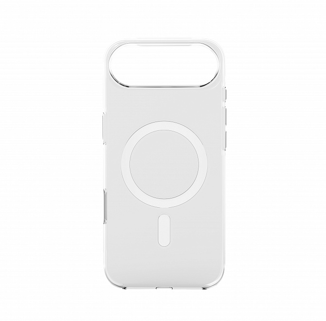 Чехол Magssory для iPhone 17 Air, поликарбонат, с магнитами, с MagSafe, Прозрачный