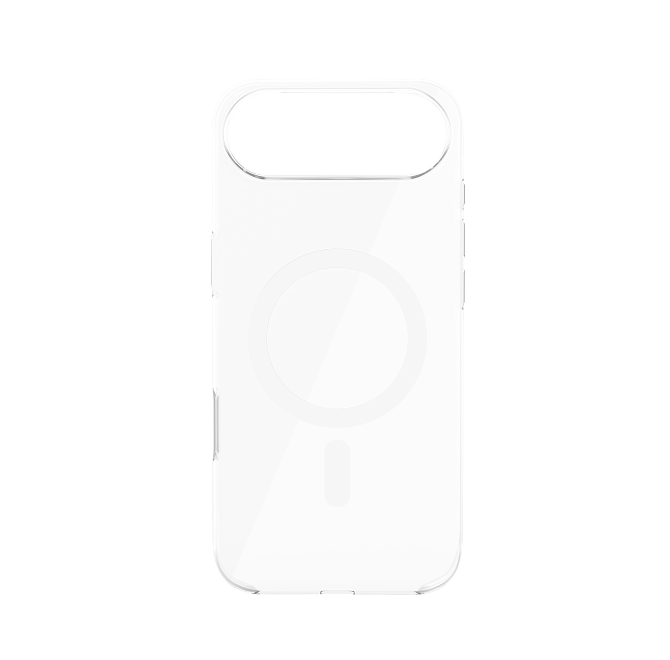 Чехол Magssory для iPhone 17 Air, поликарбонат, с магнитами, с MagSafe, Прозрачный