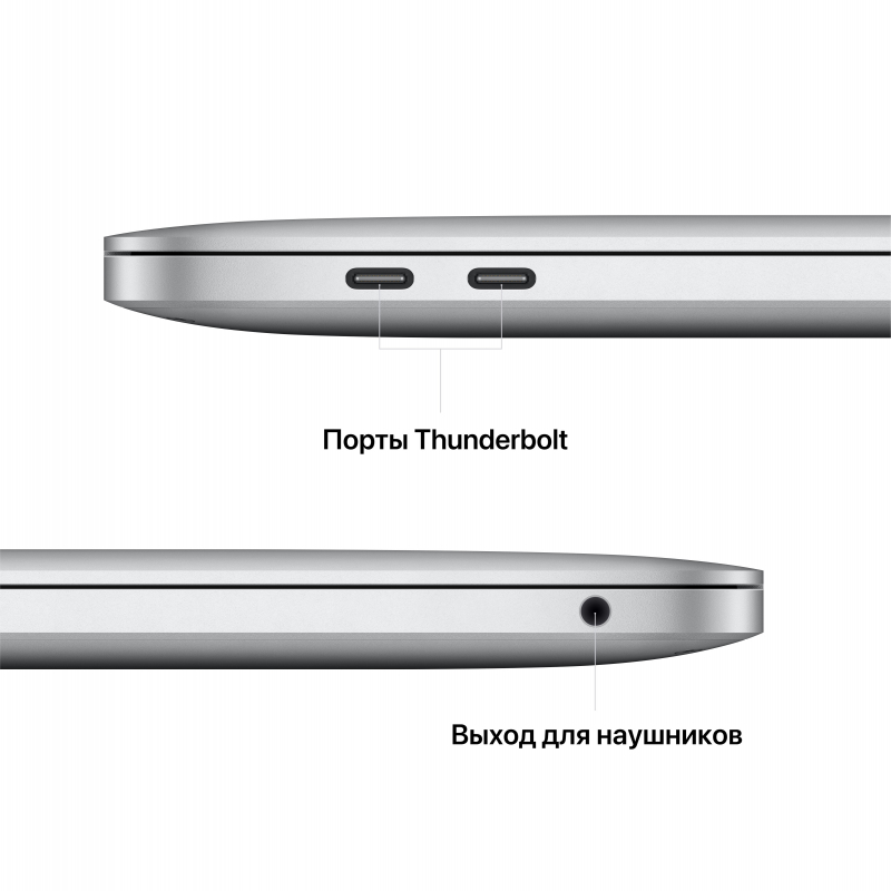 Ноутбук Apple MacBook Pro 13.3" (M2, 8Gb, 256Gb SSD/Touch bar) Серебристый (MNEP3)