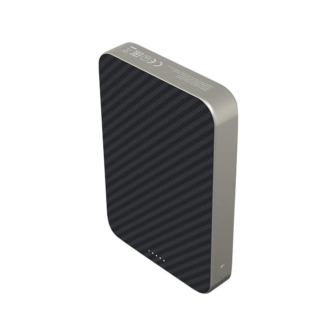 Беспроводной внешний аккумулятор Magssory Pride 10000mAh Magnetic Power Bank, Титан