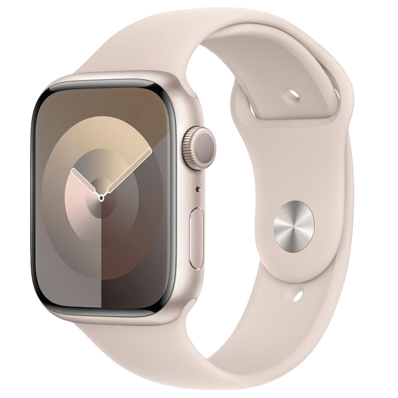Часы Apple Watch Series 9 GPS 45mm Aluminum Case with Sport Band (Сияющая звезда) S/M