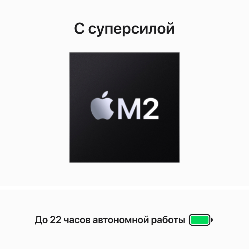 Ноутбук Apple MacBook Air 15" (M2, 8 Gb, 256 Gb SSD) Темно-синий (MQKW3)