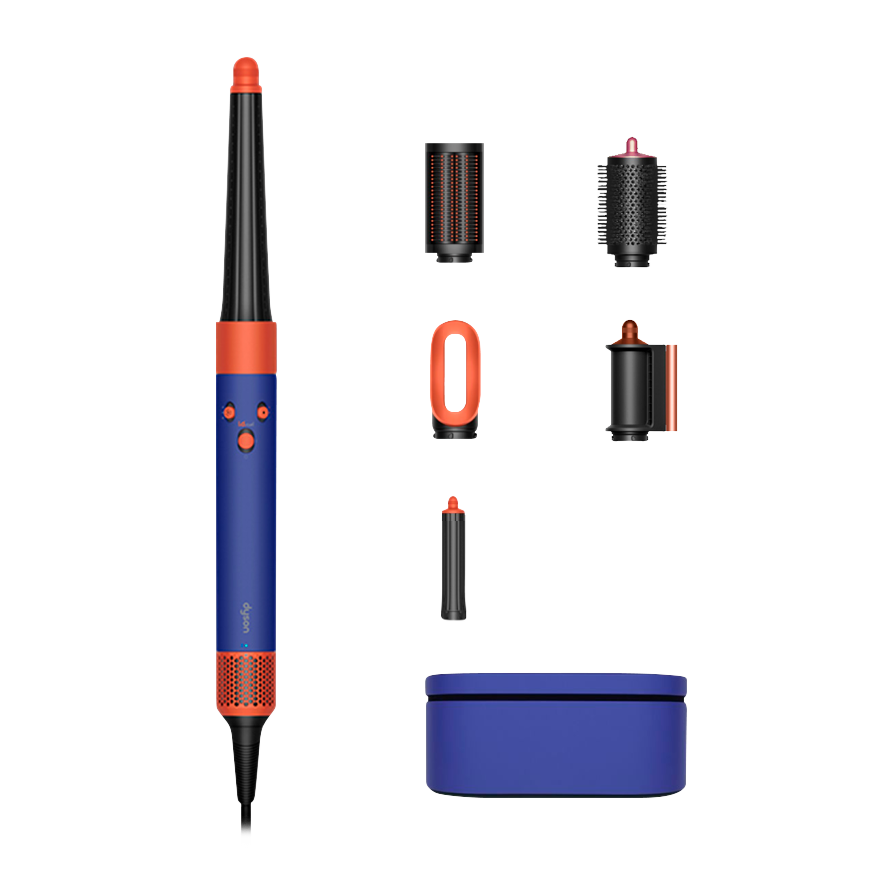 Стайлер Dyson HS08 Hairstyler Airwrap i.d. Straight+Wavy (Vinca Blue/Topaz Orange) (2024)