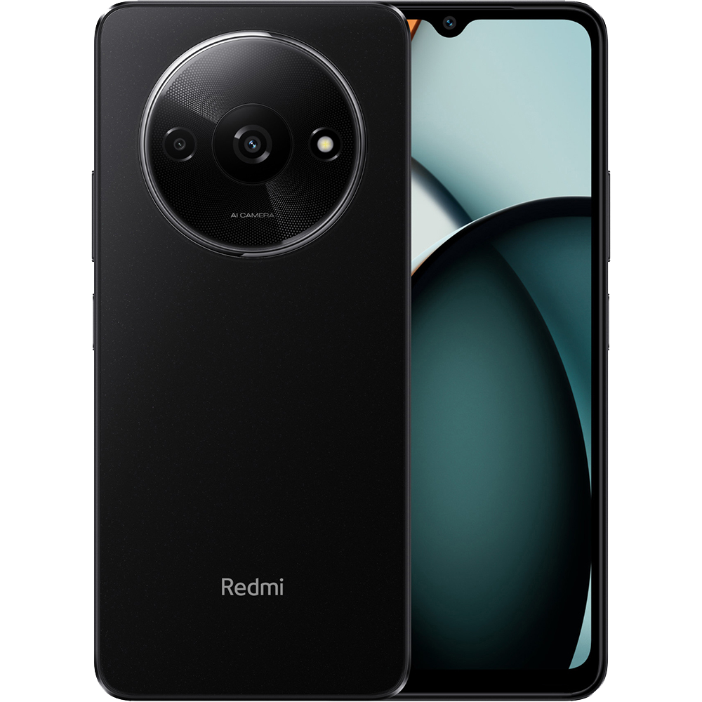 Смартфон Xiaomi Redmi A3 4 ГБ + 128 ГБ («Полночный чёрный» | Midnight Black) (версия Global)