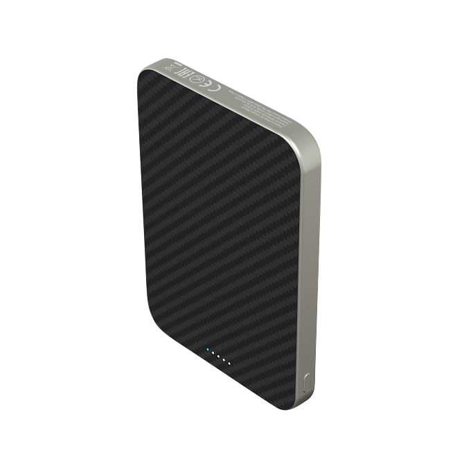 Беспроводной внешний аккумулятор Magssory Pride 5000mAh Magnetic Power Bank, Титан