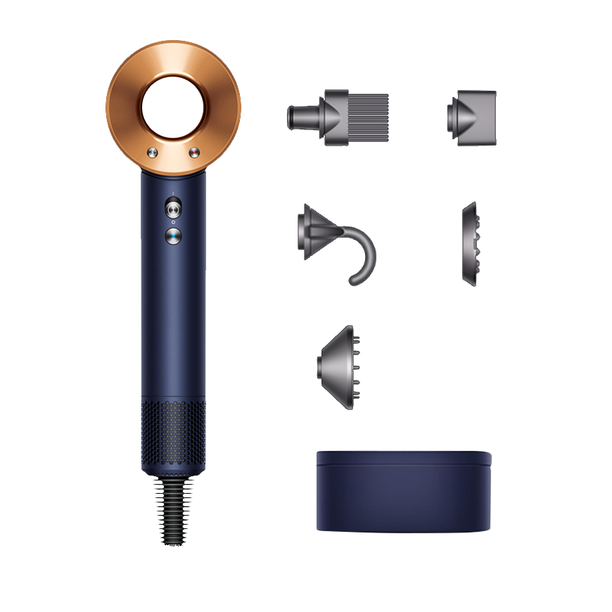 Фен Dyson HD07 Supersonic Gift Edition (Dark Blue/Bright Copper) (2022)