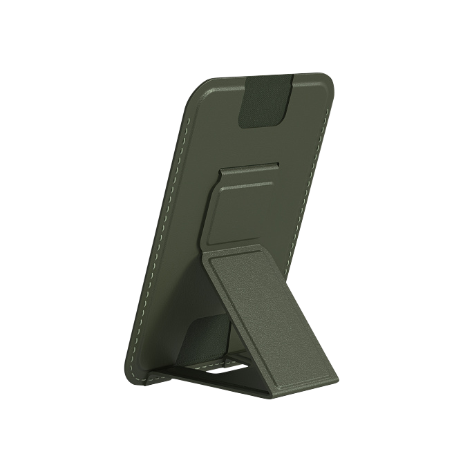 Кошелек-кардхолдер Magssory Duo Magnetic Kickstand Wallet, совместимый с MagSafe, ACL011, хаки, Хаки