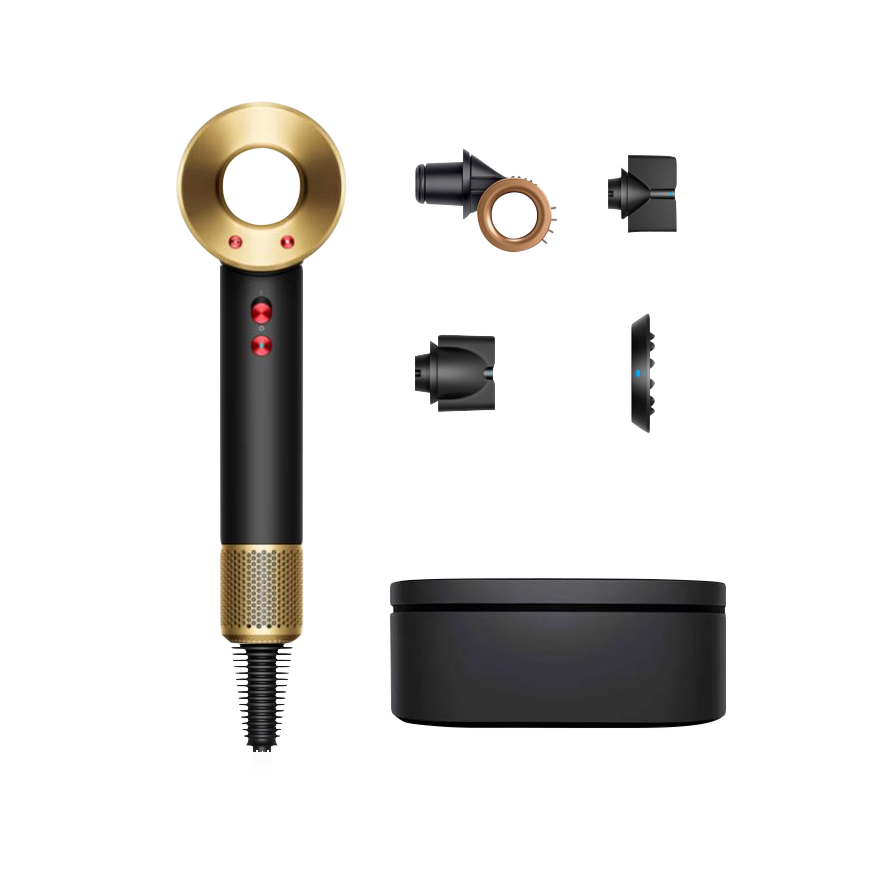 Фен Dyson HD15 Supersonic Professional Gift Edition (Onyx Black/Gold) (2023)