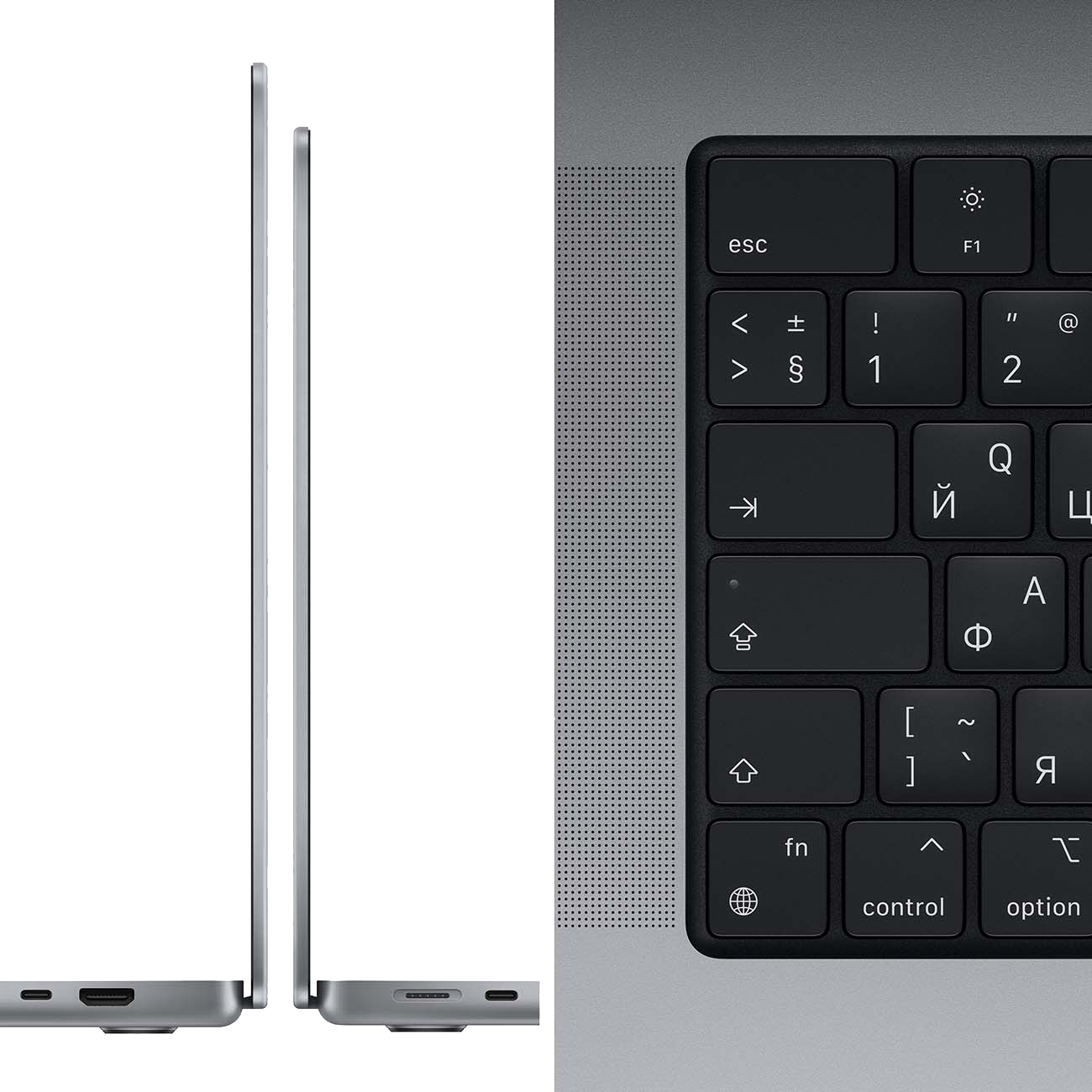 Ноутбук Apple MacBook Pro 14" (M1 Pro, 16 Gb, 512Gb SSD) Серый космос