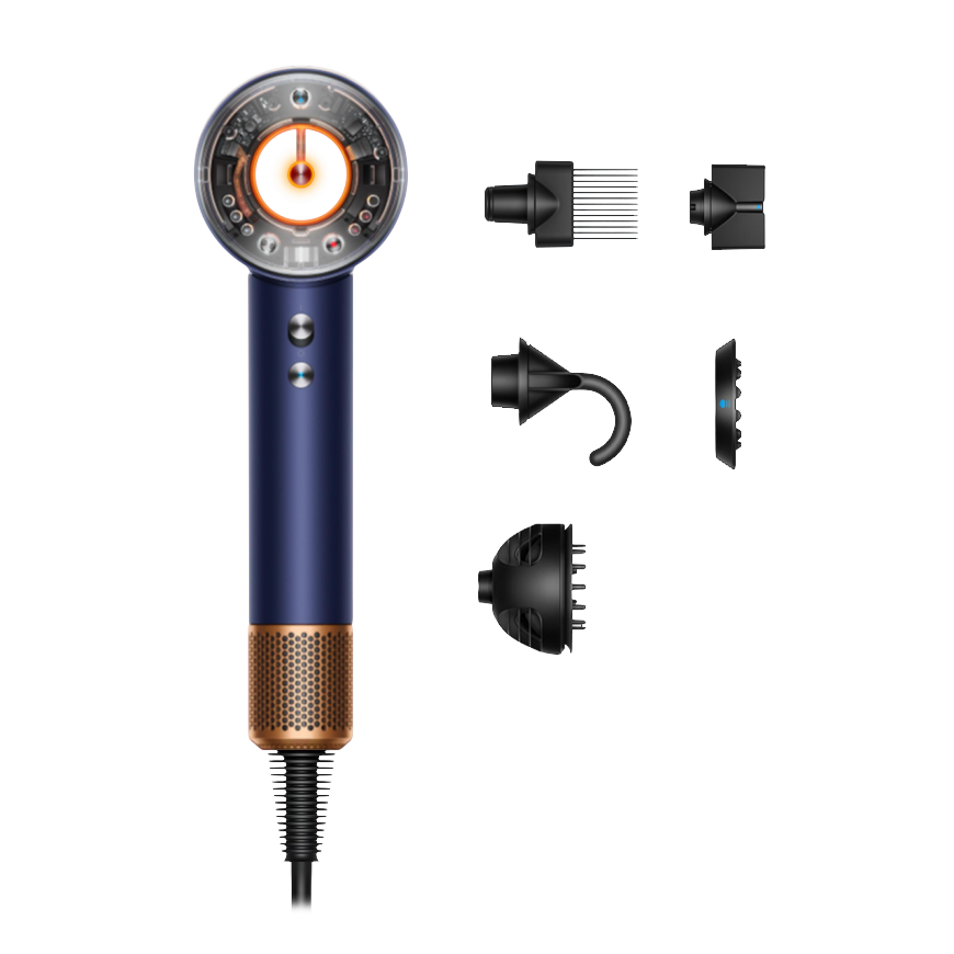 Фен Dyson HD16 Supersonic Nural Hair Dryer Curly+Coily (Prussian Blue/Rich Copper) (2025)