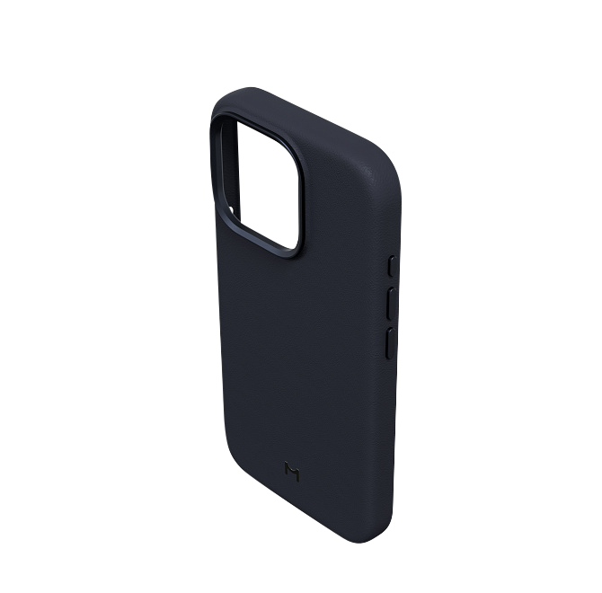 Чехол Magssory Eco Leather Case для iPhone 16 Pro, экокожа, с магнитами, совместимые с MagSafe, Синий