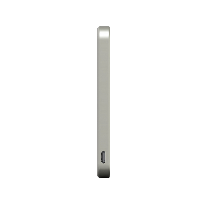 Беспроводной внешний аккумулятор Magssory Pride Pro 5K Magnetic Power Bank, с поддержкой Qi2, Титан