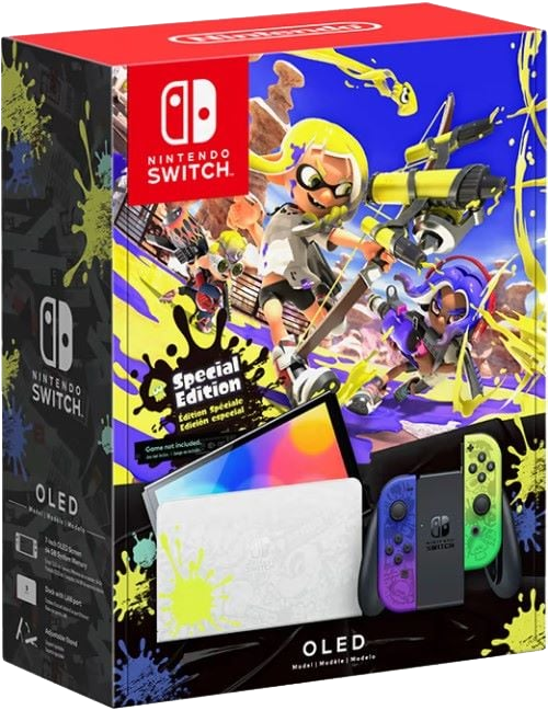 Игровая приставка Nintendo Switch OLED 64GB (Splatoon 3 Edition)