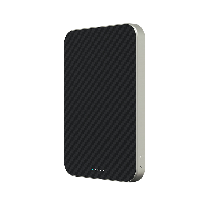 Беспроводной внешний аккумулятор Magssory Pride 5000mAh Magnetic Power Bank, Титан