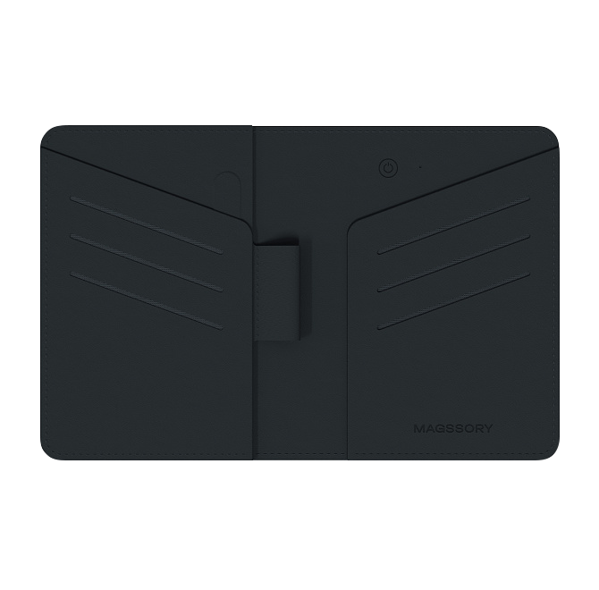 Обложка для паспорта Magssory Ultima Geo Passport Cover, с поддержкой Find My, Миднайт