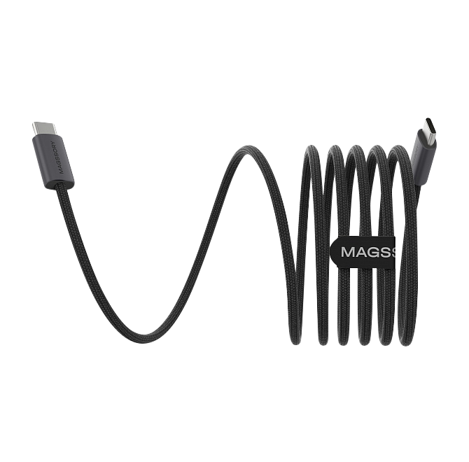 Кабель Magssory Line C 60W 2.4m USB-C Cable, Темно-серый