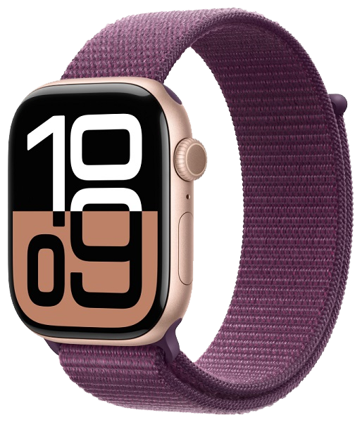 Часы Apple Watch Series 10 46mm, Rose Gold, Sport Loop