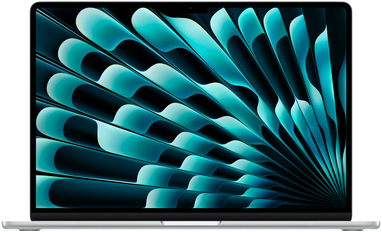 Ноутбук Apple MacBook Air 15" (M2, 8 Gb, 256 Gb SSD) Серебристый (MQKR3)