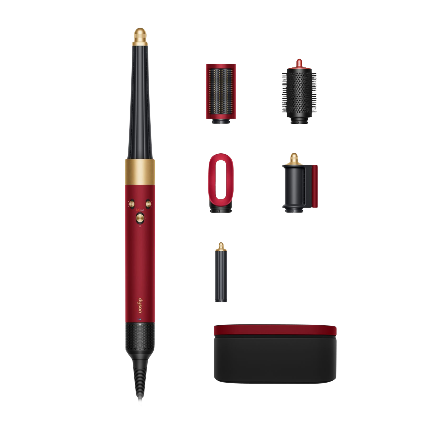 Стайлер Dyson HS08 Hairstyler Airwrap i.d. Straight+Wavy (Red Velvet/Gold) (2024)