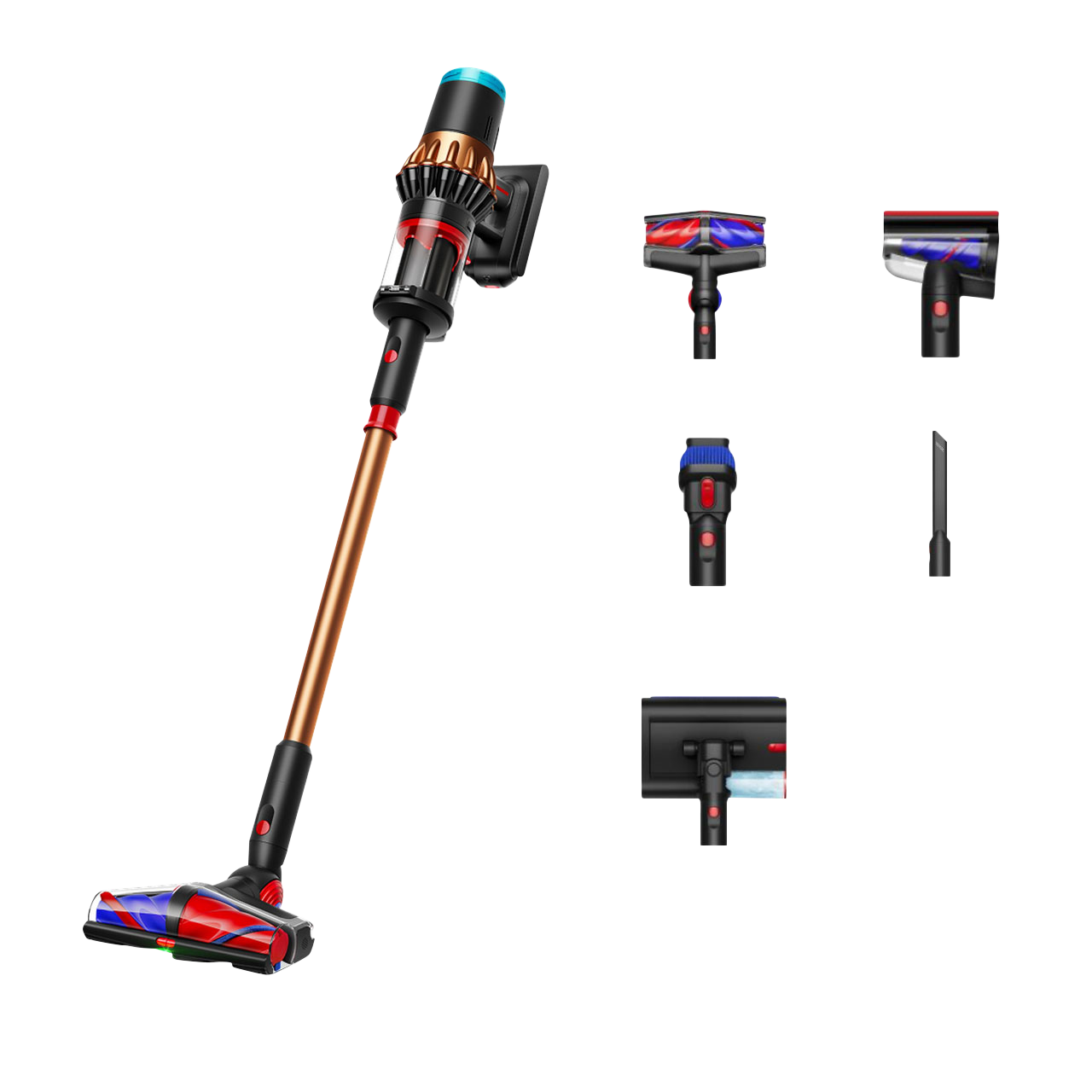 Беспроводной вертикальный пылесос Dyson V16 (DS60) Piston Animal Submarine (SV53-A) (Copper/Black) (2025)